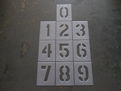 8 inch Number Stencils